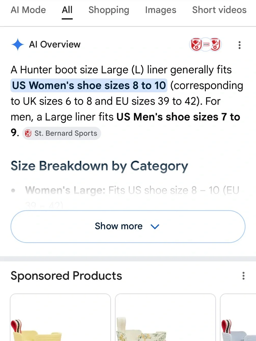 Hunter White Fleece Boot Liners